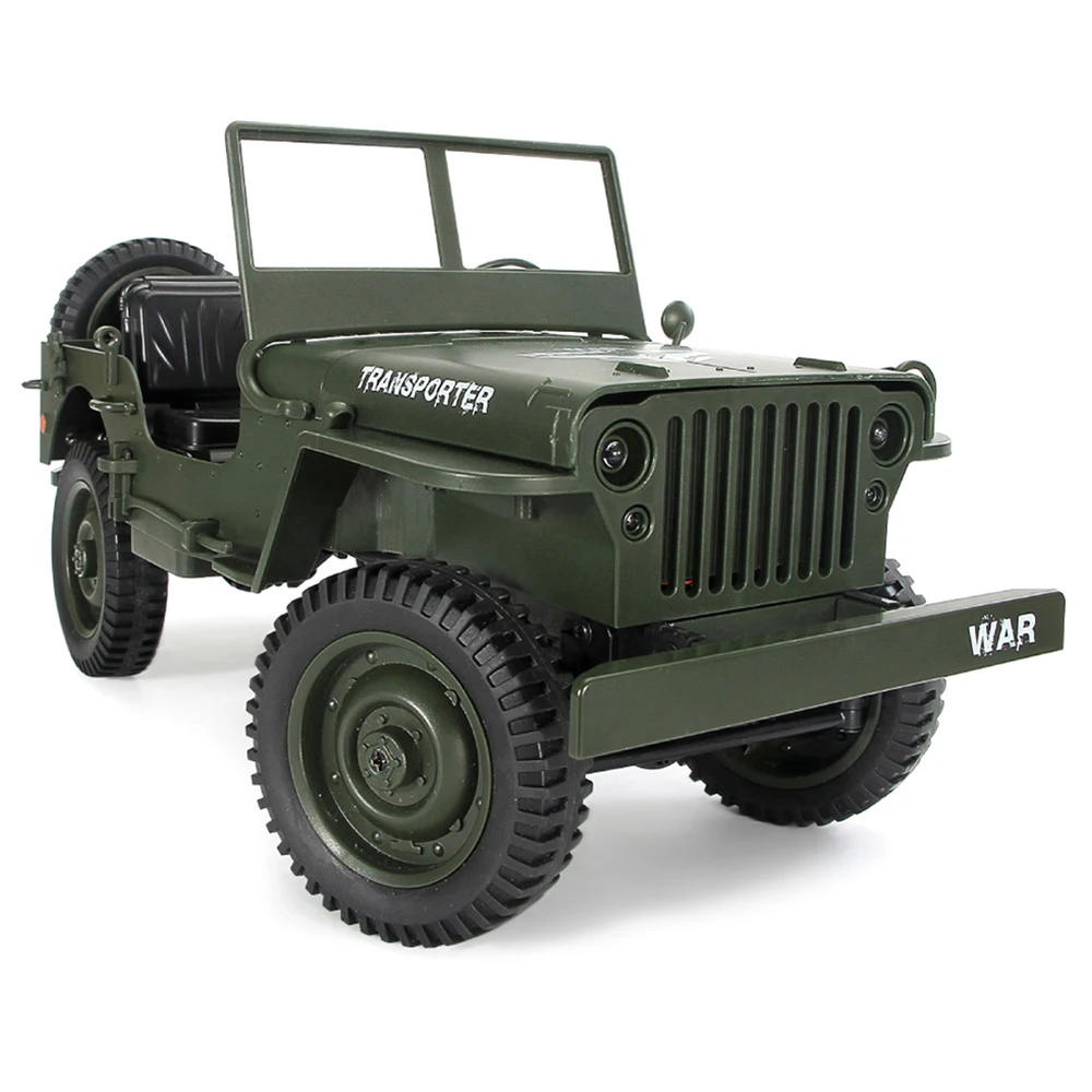 JJRC Q65 1:10 RC Автомобиль 2 4G 4WD кабриолет с дистанционным управлением Свет джип