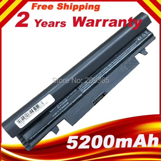 

Battery For Samsung N150 N148 NP-N148 Series AA-PB2VC3B NP-N150 NT-N148 Series AA-PB2VC6B/E 6Cells