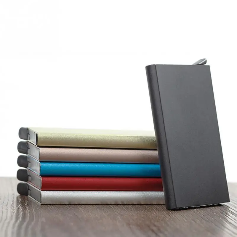 Алюминиевый сплав Анти Rfid Card Case блокирование банковской карты протектор