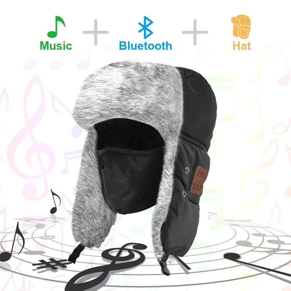 Highever Warm Riding Hat Beanie Wireless Bluetooth Smart Cap Headset Headphone Speaker Mic Bicycle Cycling | Электроника