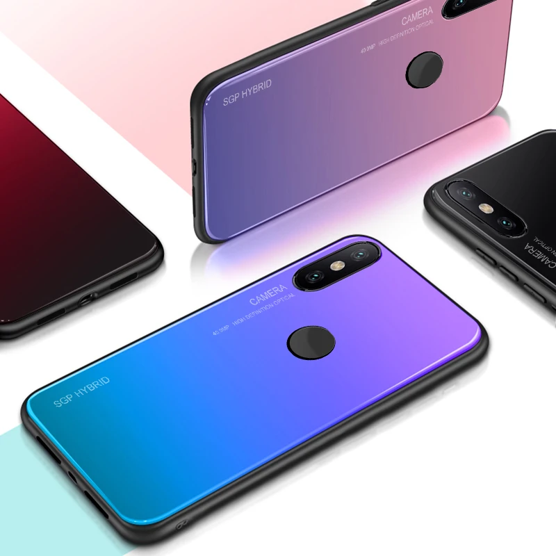 Чехол для Xiaomi Mi A2 Lite A1 8 Se pro f1 Note 3 Mix 2 2s 6x 5x стеклянный чехол Ksiomi Xiomi My A 1 S 2a 1a