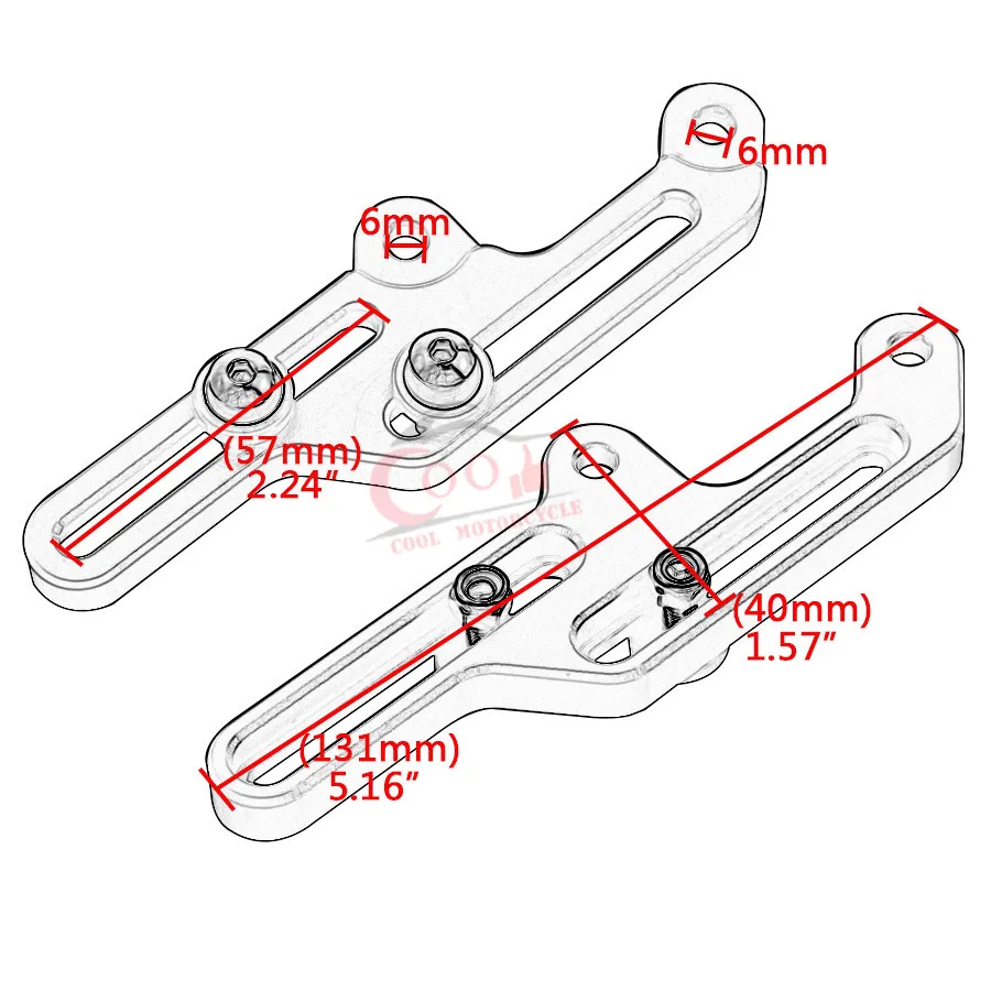 Motorcycle Accessories Windscreen Adjuster Windshield Bracket Mounting Kit For Honda NC700X NC750X 12-15 Adjusters | Автомобили и
