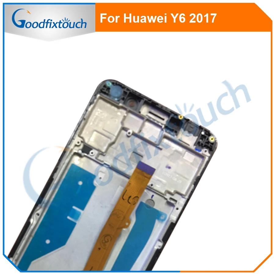 Для Huawei Nova Young 4G LTE / Y6 2017 Y5 ЖК-дисплей + сенсорный экран дигитайзер в сборе с рамкой
