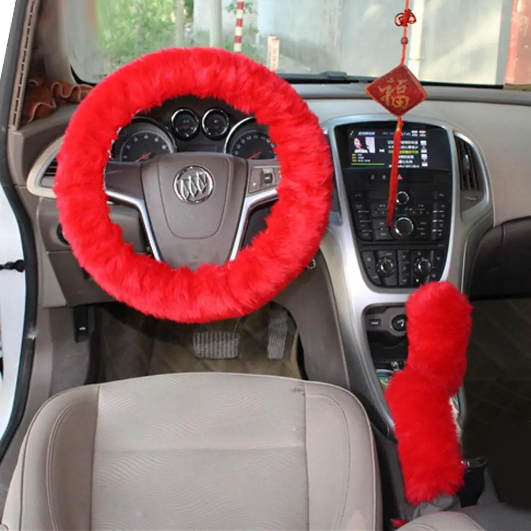 Durable Solid Car Steering Wheel Cover Decoration Handbrake Shift | Автомобили и мотоциклы