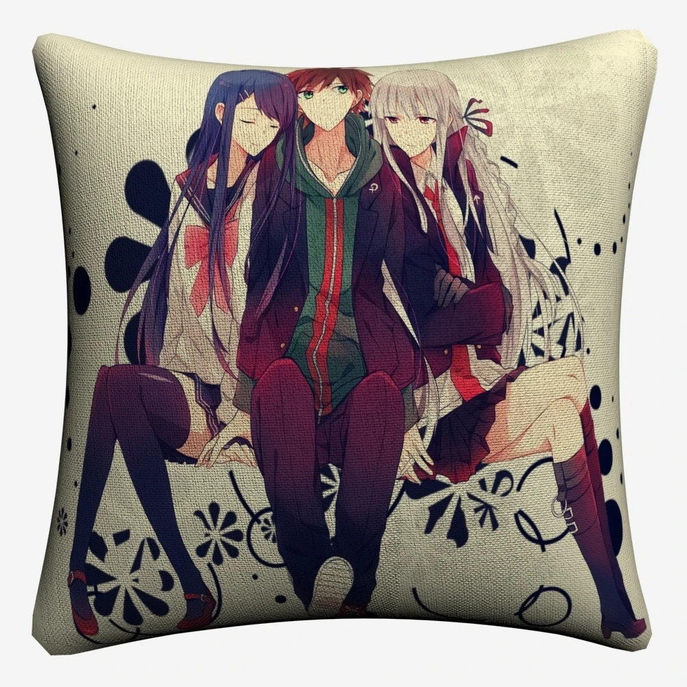 Новинка сексуальный чехол для подушки в стиле аниме Danganronpa девушек 45x45 см дивана