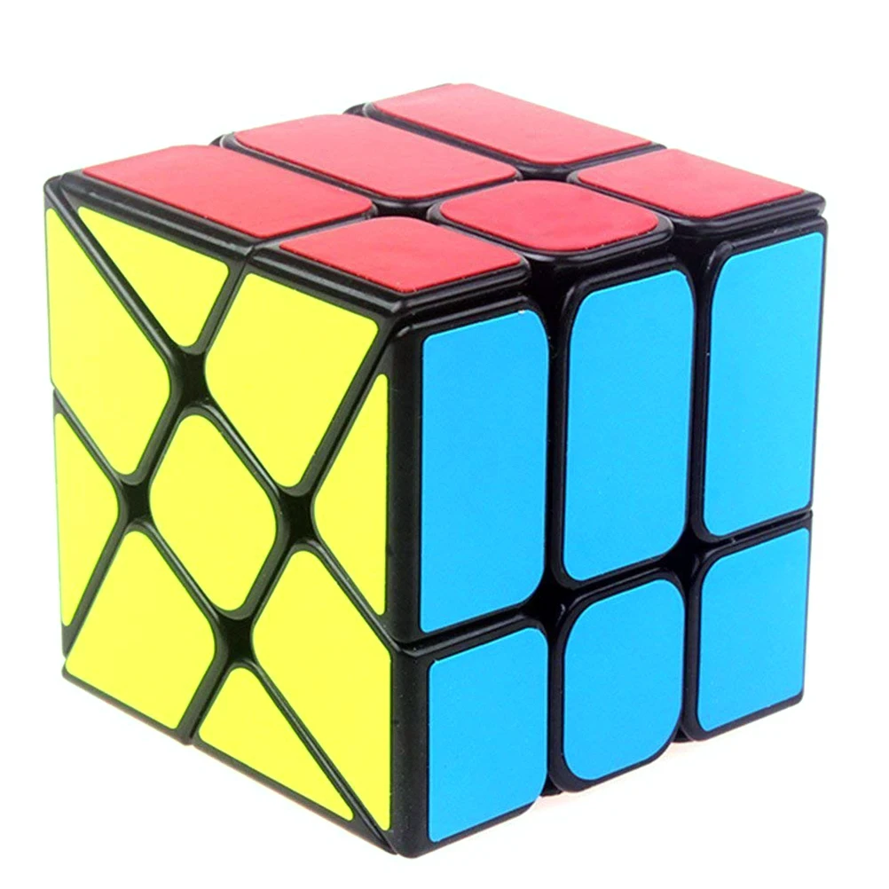 Скоростной куб ветряная мельница 3x3x3 игрушечный вертлюжный головоломка для