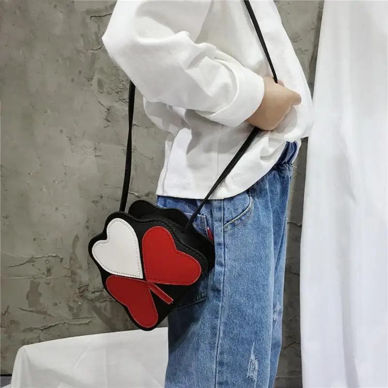 Милые детские сумки на плечо в форме листа для девочек маленькие