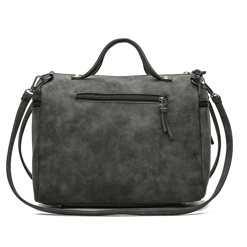 Herald Fashion Women Handbags with Rivets Quality Leather Female Shoulder Bag Csual Tote Bags Ladies' Messenger Crossbody | Багаж и
