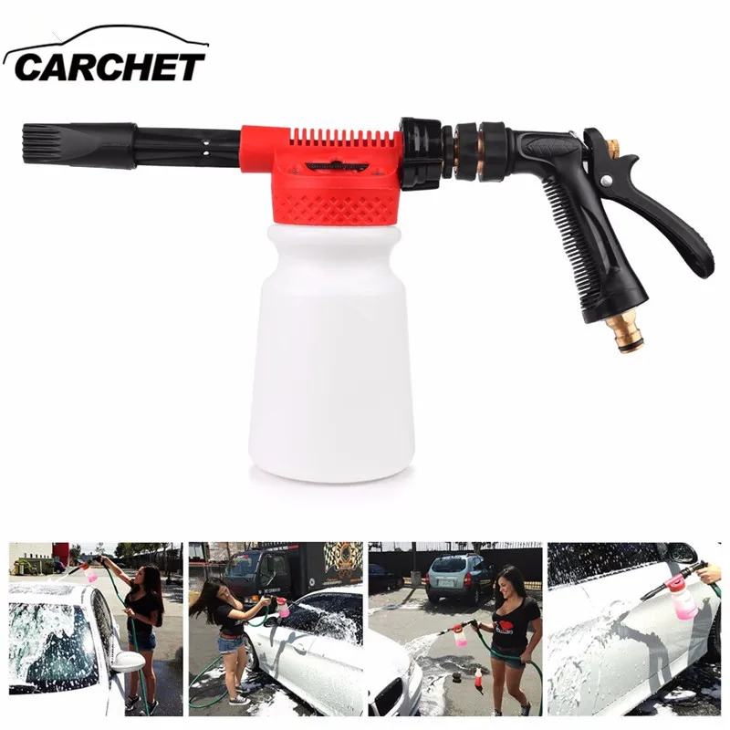 Автомобильный пенораспылитель CARCHET для мытья автомобиля моющий снега