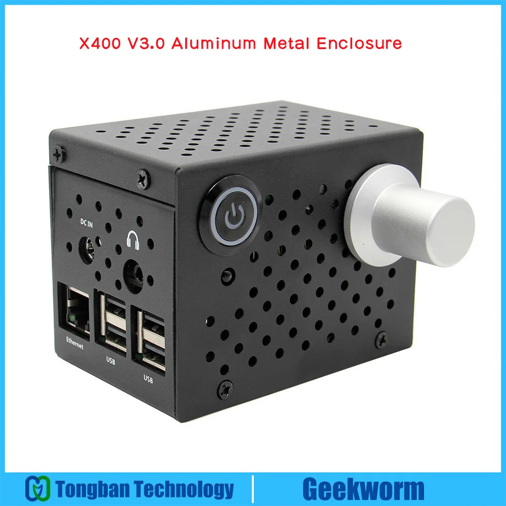 Raspberry Pi X400 V3.0 DAC + AMP Плата расширения соответствующие Алюминиевый металлический