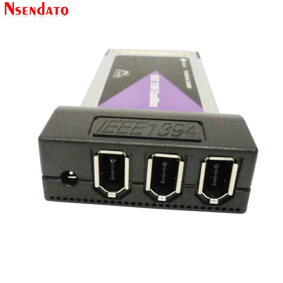 3 Порты и разъёмы 6 Pin IEEE 1394 CardBus PCMCIA для цифровой Камера DV видеокамеры жесткие