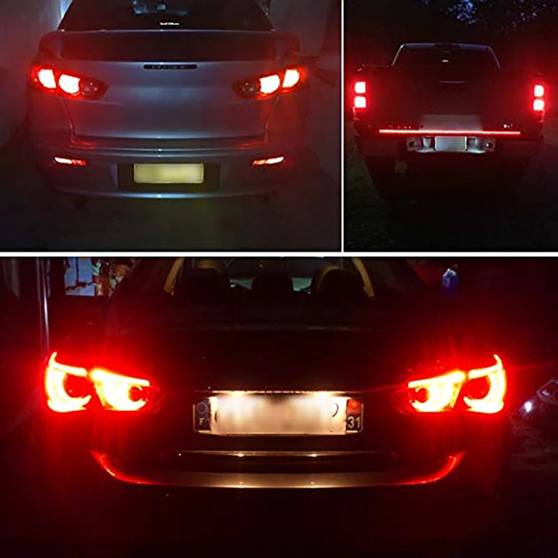 1 шт. T20 7443 W21 21W W3X16 36SMD 3030LED постоянно горит тормозной светильник хвостовые лампы