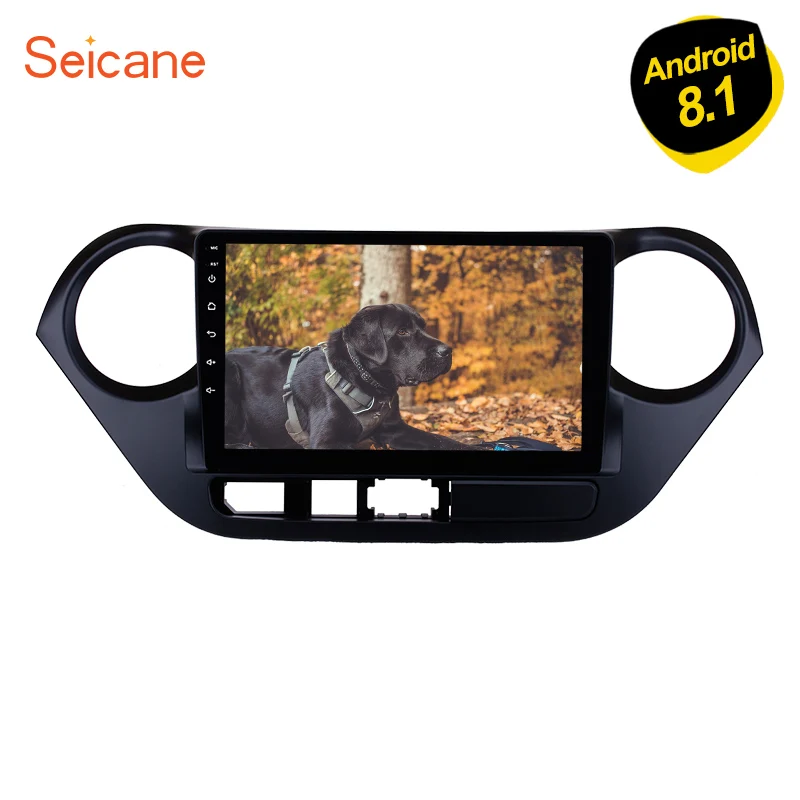 Seicane 2Din Android 8 1 1080P gps головное устройство для 2013 2016 HYUNDAI I10 Grand i10 RHD 9 дюймовый