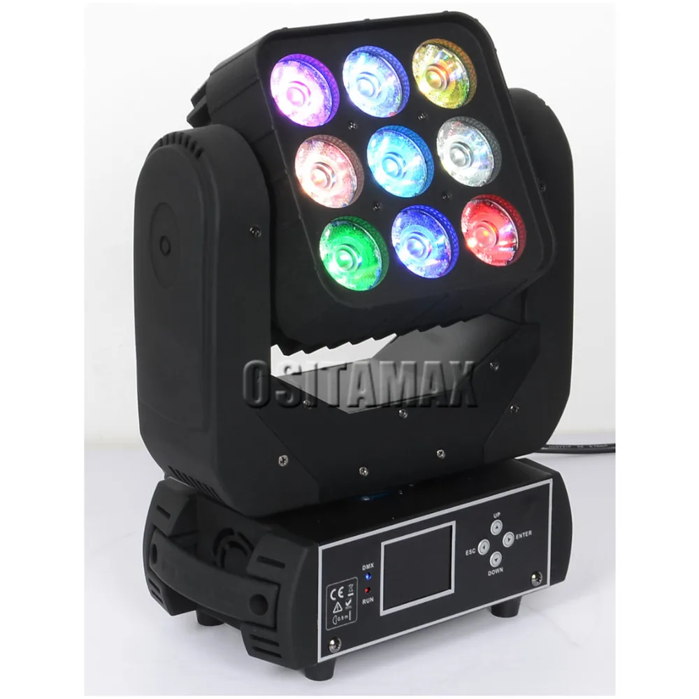 OSITAMAX-A 2 шт./лот DMX Диско Свет Матричный луч 9x12 Вт движущаяся головка Stae Light RGBW 4IN1