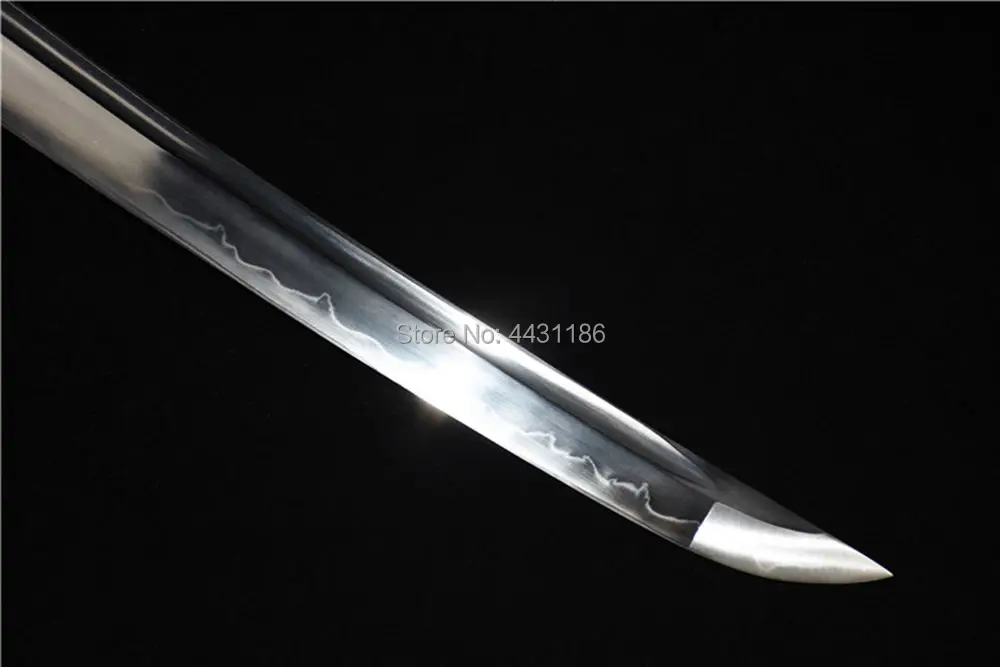 Медные фитинги/палисандр японский Танто меч Wakizashi Катана ГЛИНА ЗАКАЛЕННОЕ T10