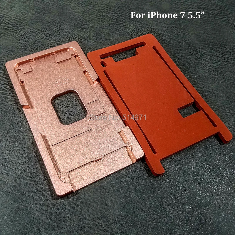 Внешний экран Стеклянная линза OCA Выравнивающая форма для iphone X 5 6 6s 7 7s 8 8Plus УФ
