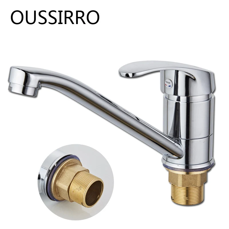 

Washbasin Faucet Brass Chrome Brushed Bathroom Sink Mixer Basin Faucets Retro 1 Handle 1 Hole Mixer Tap Deck Mounted Water Tap
