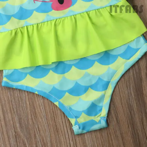 Эксклюзивная Одежда для девочек купальный костюм с принтом животных маленьких