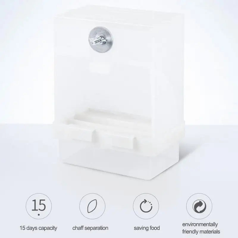 Кормушка для птиц автоматическая кормушка попугая разделитель соломы PP пластик