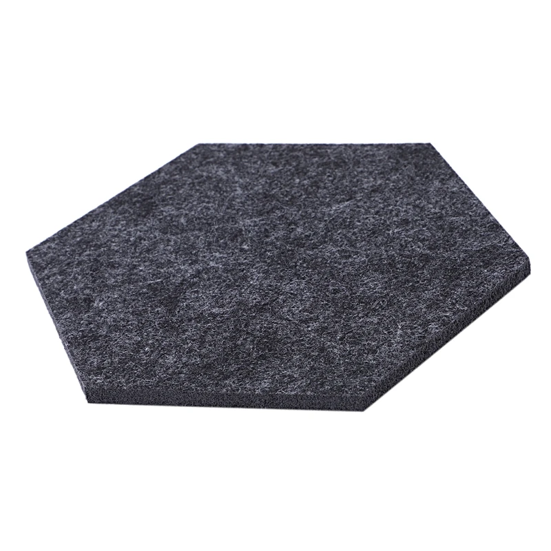 Визуальный пресс упаковка из 6 войлочной ткани шестиугольная чашка коврик