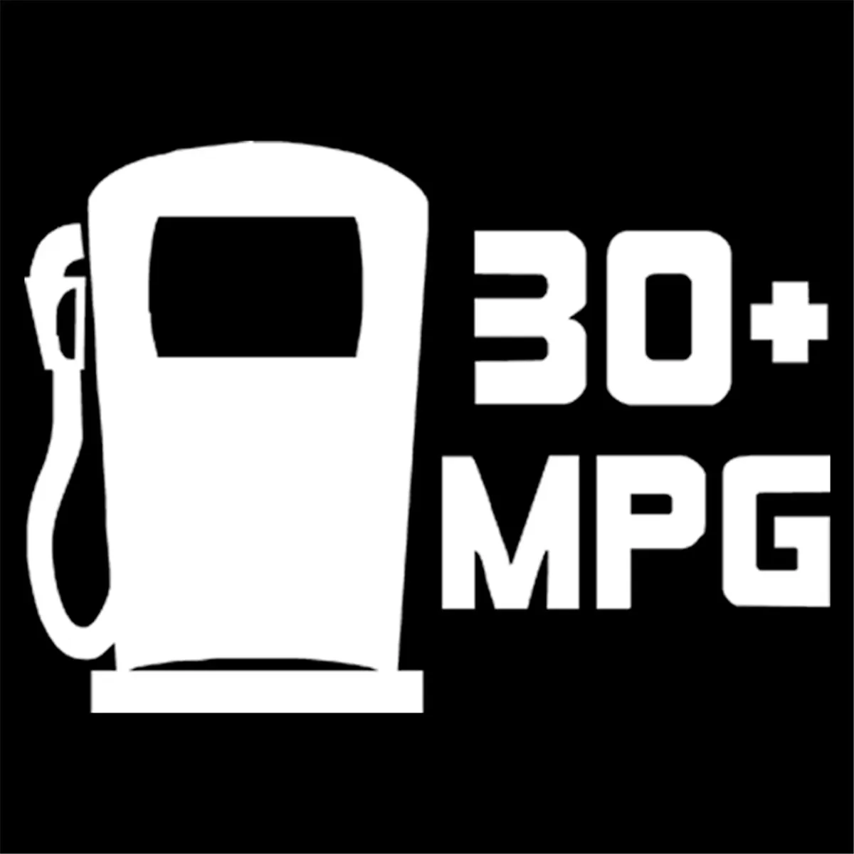30 + MPG миль за галлон автомобильные наклейки евро JDM стены для дома окон и стекла
