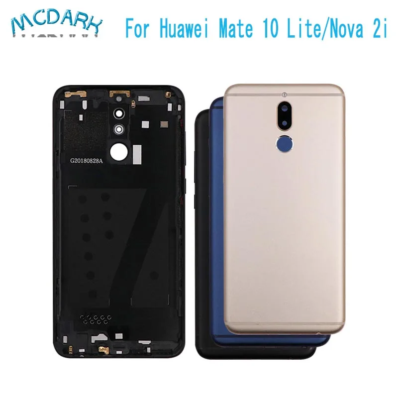 Задняя крышка аккумулятора 5 9 дюйма для Huawei Mate 10 Lite G10 Plus Nova 2i сменные детали