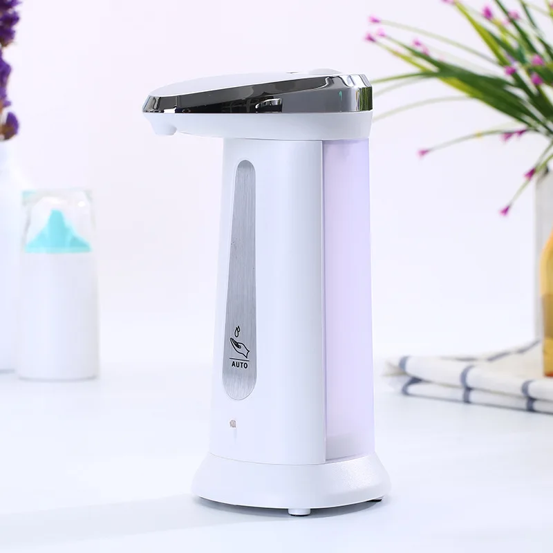 

300ml Automatic Induction Soap Dispenser Home Kitchen ABS Induction Soap Dispenser Desk Type Lotion Shampoo Liquid Container