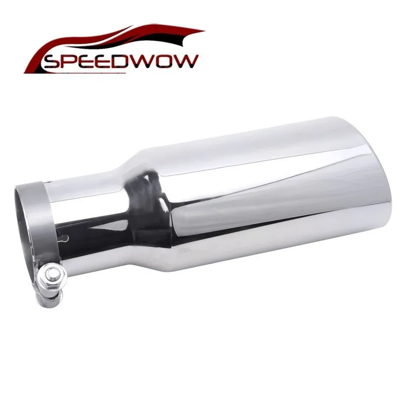 SPEEDWOW 3 &quotвход 4&quot выход серебро Нержавеющая сталь свернутый Конец Угол вырубка
