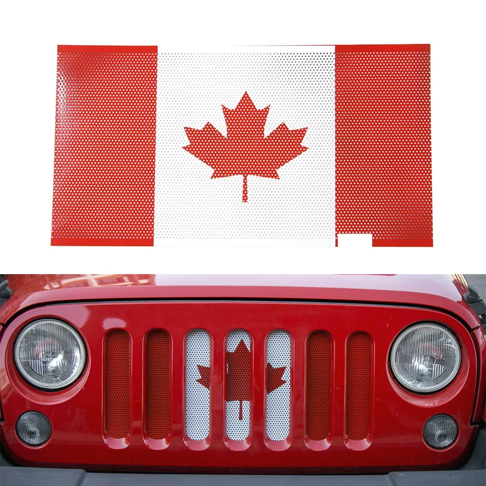 Передняя сетчатая вставка решетки радиатора для Jeep Wrangler 2007 2018 автомобильные