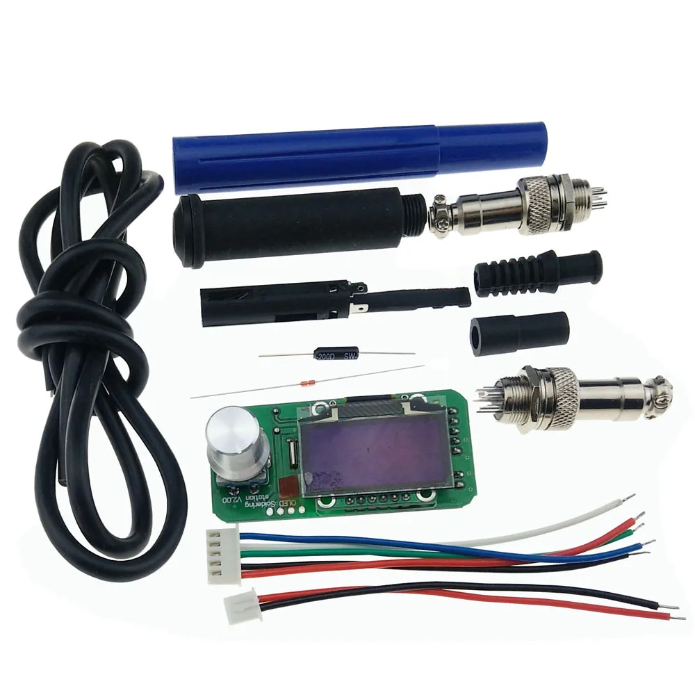 Цифровая паяльная станция KSGER T12 V2.0 STM32 OLED контроллер 5 ядер силиконовый
