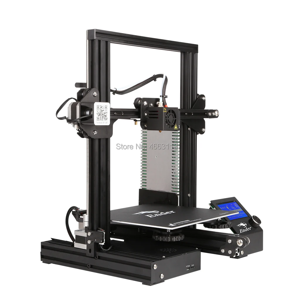 Creality Ender-3 DIY 3D-принтеры комплект 220*220*250 мм широкоформатной печати Размеры с MK8