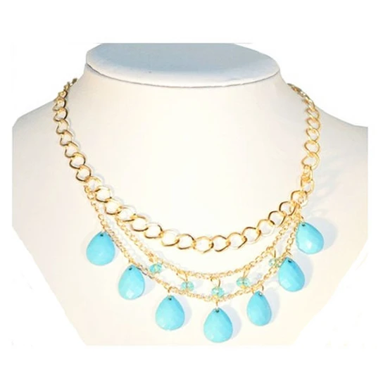 Кристалл комплект ожерелья и цепочки| |