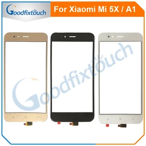 Сенсорный экран для Xiaomi 5X, Mi 5X, Mi5X, сенсорный экран, дигитайзер, переднее стекло, объектив для Xiaomi A1, MiA1, сенсорная панель