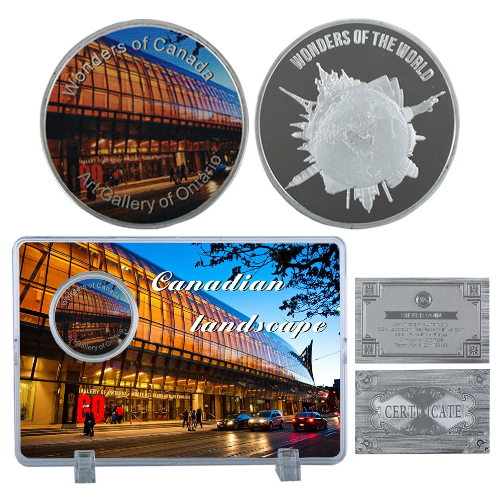 Украшение интерьера от WR художественная галерея Онтарио Серебряная монета