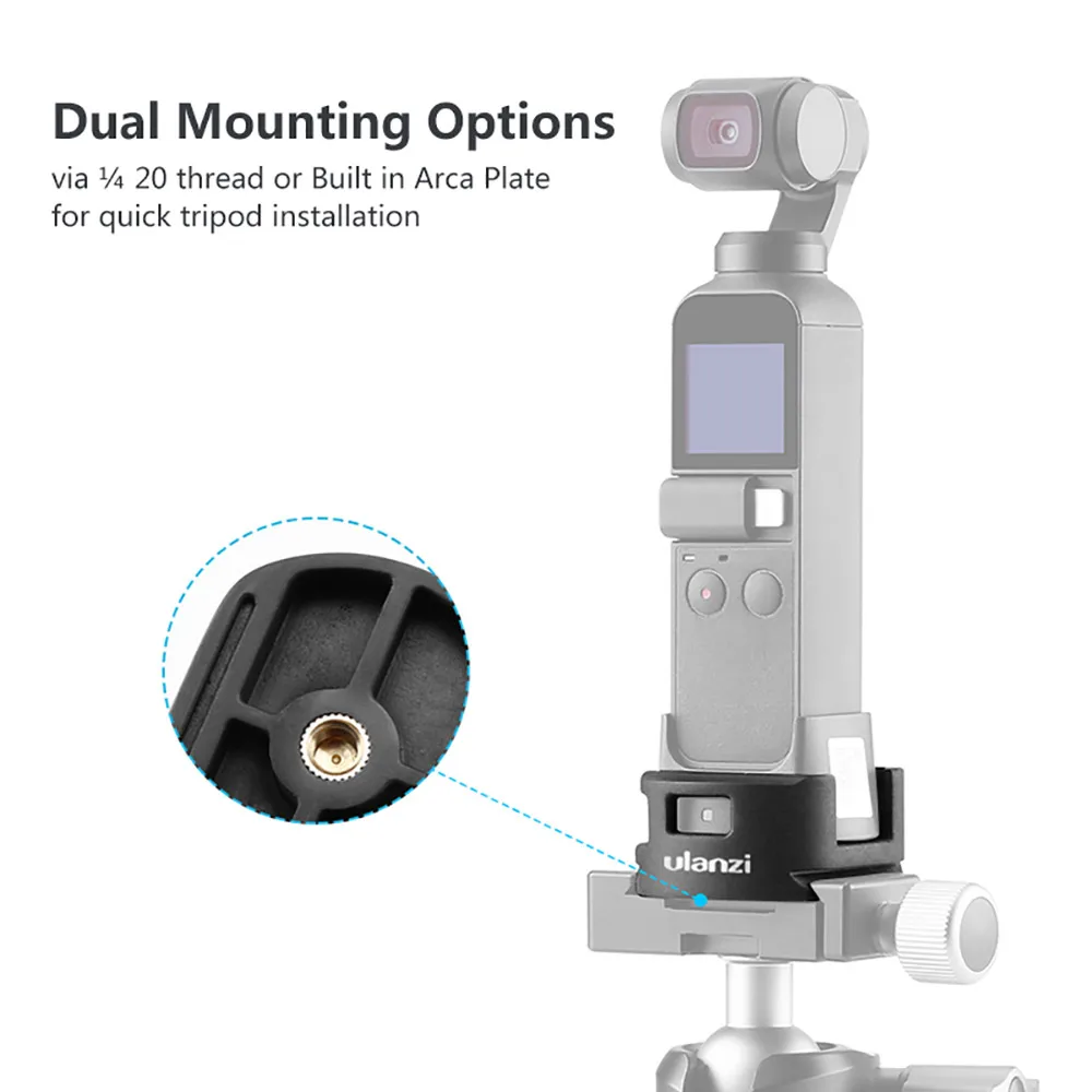 ULANZI OP 4 адаптер для штатива ABS DJI Osmo Карманный WiFi базовый аксессуар с штативной