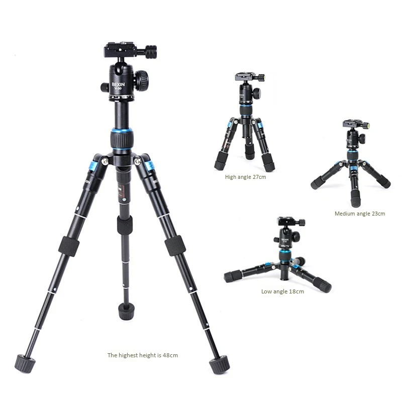 Bexin Ms08 Camera Travel Professional Photography Smartphone Fishing Tripod Ball Head Mini Holder For Phone | Электроника