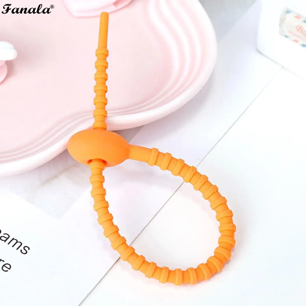 Multi functional Silicone печать для еды Tie Rope желтый красный розовый оранжевый серый зеленый