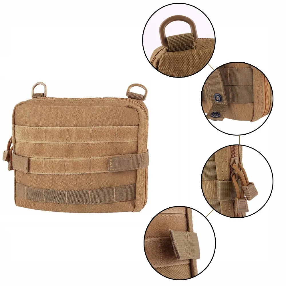 Тактическая Нейлоновая Сумка EDC Molle аксессуары для хранения сумка прочная молния открытый инструмент большая емкость Охота Кемпинг портативный рюкзак