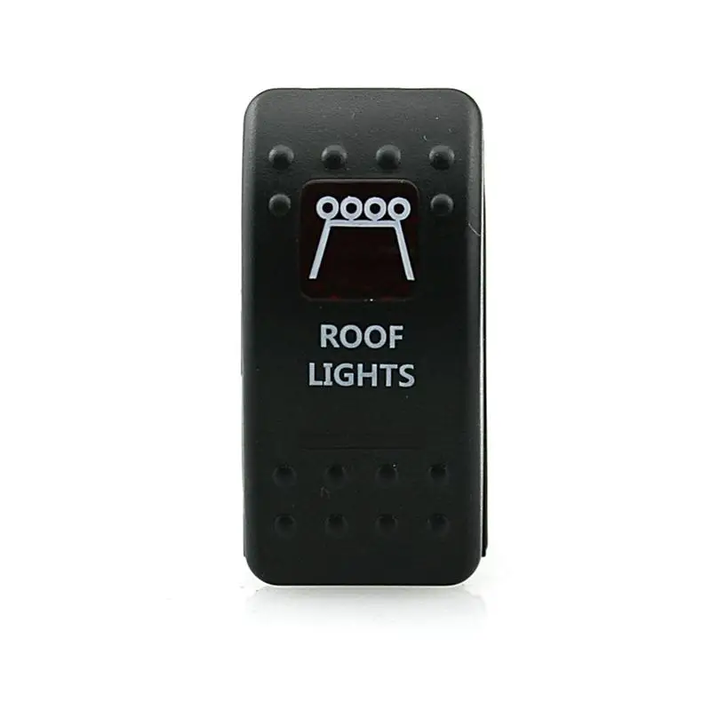 12-24V Rocker Switch On Off Red Light for Car Van Boat (Roof Lights) | Автомобили и мотоциклы