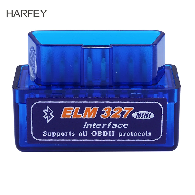 

Harfey OBD OBD2 Mini ELM327 V1.5 Bluetooth Codes Reader Diagnostic Car Scanner Tool for VW Chrysler Ford Mazada Nissan Toyota