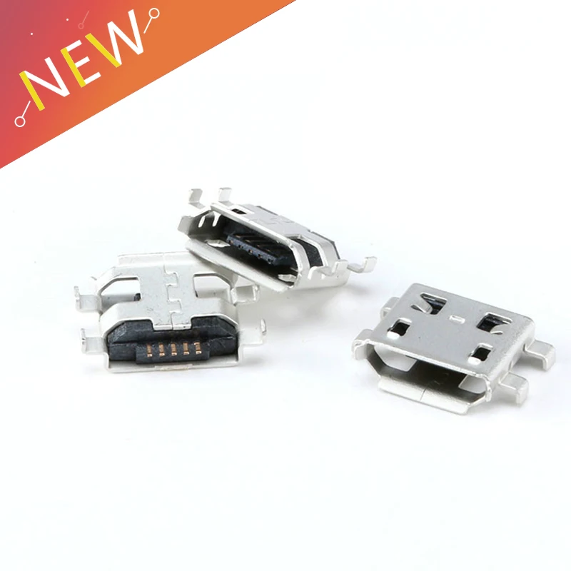 10 шт. Micro USB 5pin B Тип 0 8 мм Гнездовой разъем для мобильного телефона штекер Mini