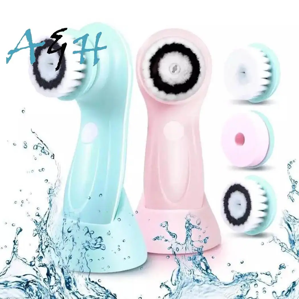 Portable Waterproof Ultrasonic Elastic Cleansing Instrument Deep Cleaning Face Button Skin 1.2W Care USB Tool | Красота и здоровье