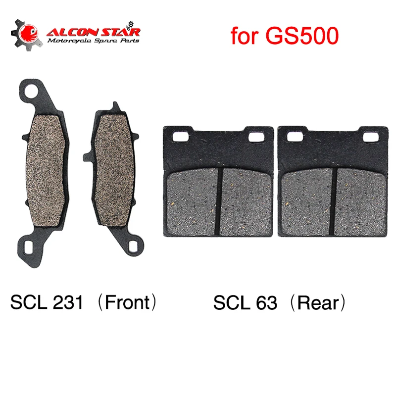 Alconstar для Suzuki GS500 1996 1997 1998 1999 2000 2001 2002 2003 2004 2005 2006 2007 2008 Комплект передних и задних