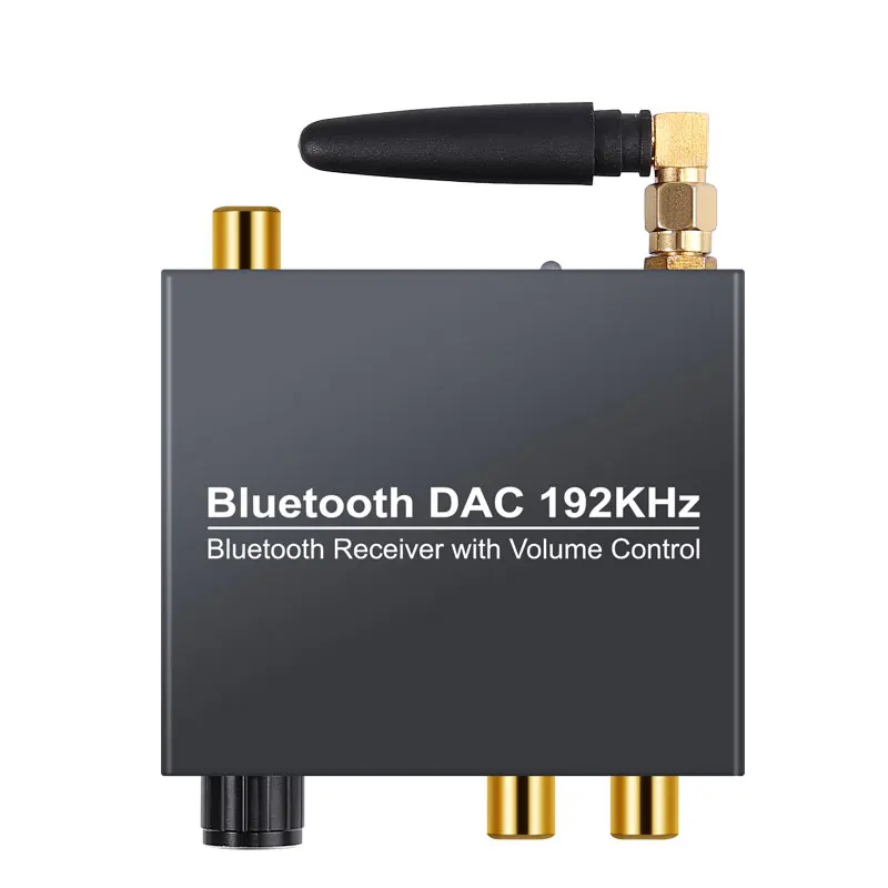 ESYNiC 192 кГц ЦАП цифро аналоговый аудио конвертер с Bluetooth приемник оптический Toslink