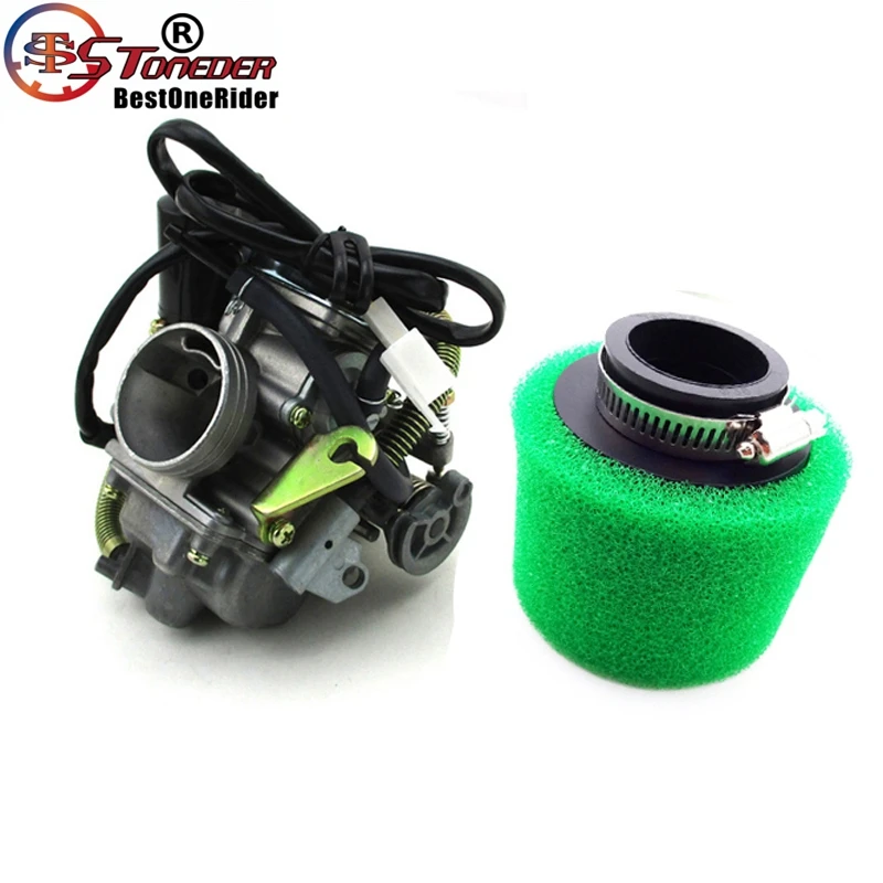 STONEDER PD24 Карбюратор Carb воздушный фильтр для Baja Motorsports BA150 AT150SS ATV DN150 American Sportworks