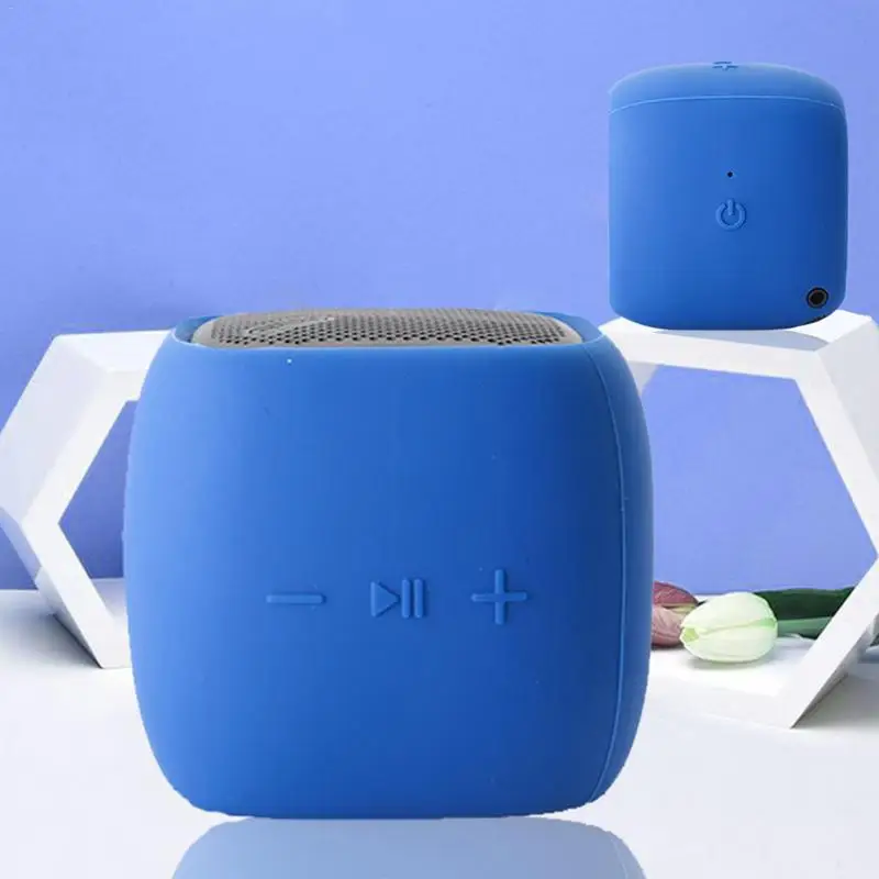 Мини цифровой портативный FM радио силиконовый Bluetooth 4 2 динамик USB SD TF карта плеер