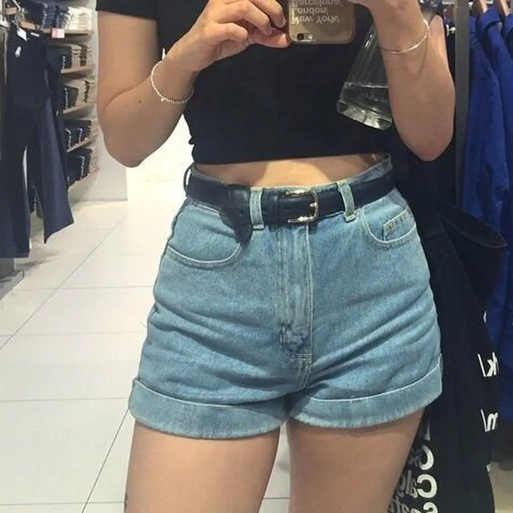 Модный женский Античный Черный ремень с металлической пряжкой джинсы для женщин