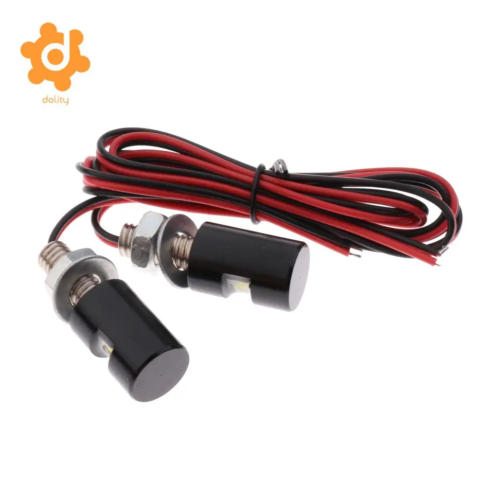 Baoblaze 2 шт. белый мотоцикл винт SMD светодиодный лампа на болтах номерного знака