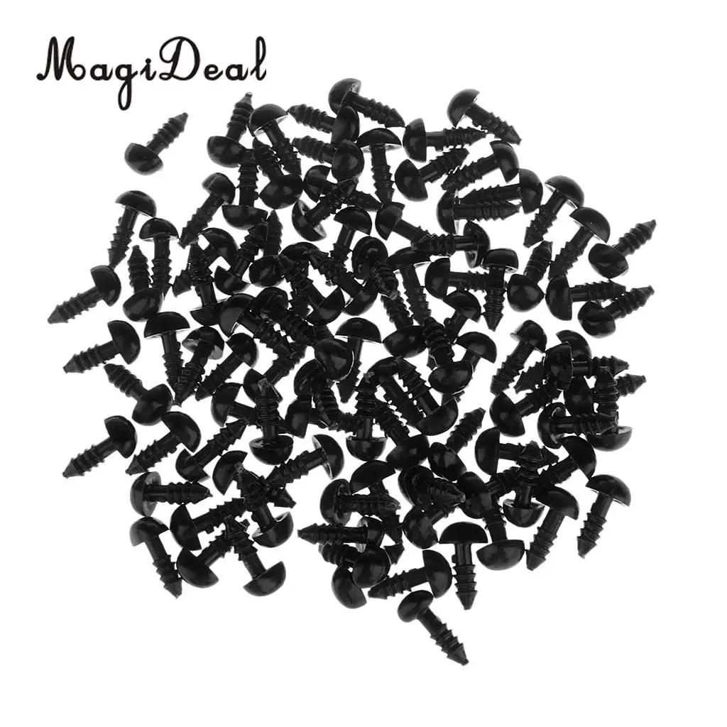MagiDeal Высокое качество 100 шт. пластик DIY ремесло треугольник нос животного для
