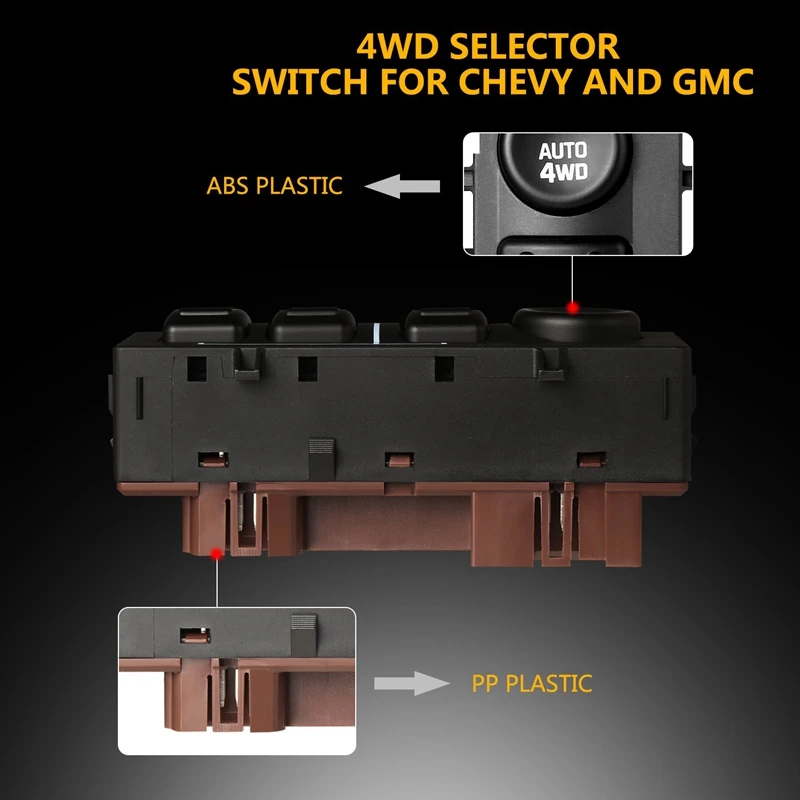 4Wd Переключатель привода колеса 4X4 кнопка передачи Чехол Для Chev rolet Suburban Avalanche Tahoe G